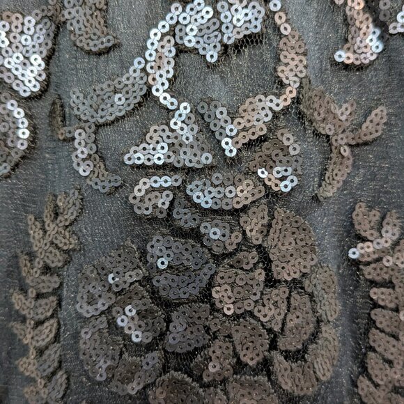 Tadashi Shoji Navy Lace Midi Dress - Picture 4 of 13